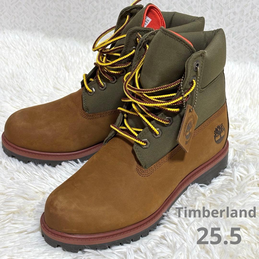 【未使用級】ティンバーランド ブーツ　ヘリテージ 6インチ 25.5cm