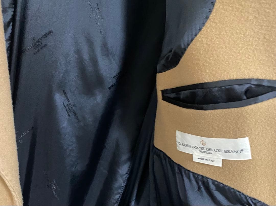 美品　ゴールデングース　ダブルコート　ウール　Golden 