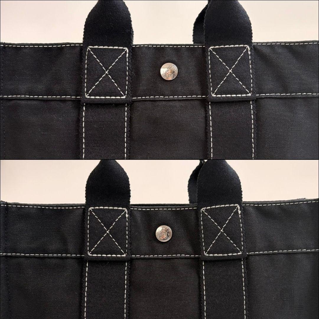 美品✦HERMESドーヴィルPM BLACK ✴︎クリーニング済（NO.190）