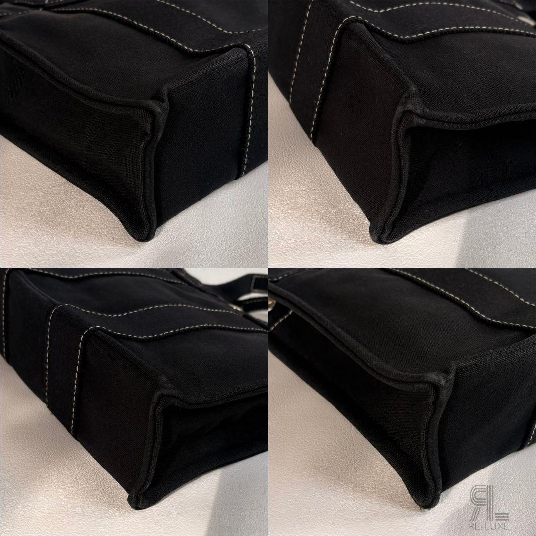 美品✦HERMESドーヴィルPM BLACK ✴︎クリーニング済（NO.190）