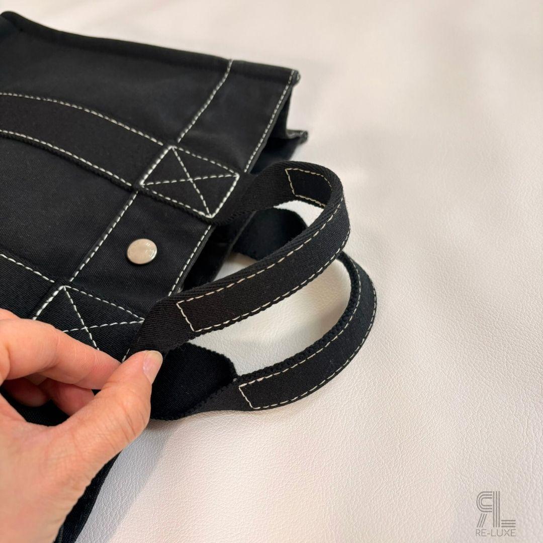 美品✦HERMESドーヴィルPM BLACK ✴︎クリーニング済（NO.190）