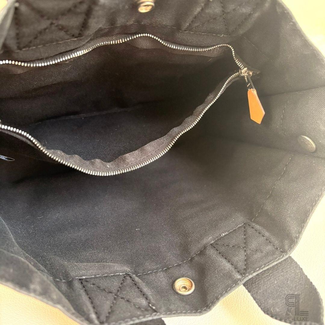 美品✦HERMESドーヴィルPM BLACK ✴︎クリーニング済（NO.190）