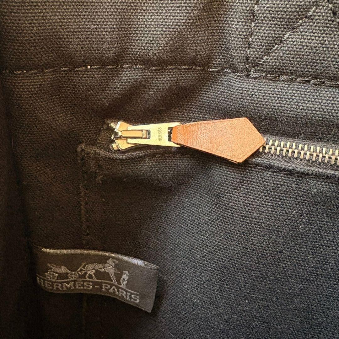 美品✦HERMESドーヴィルPM BLACK ✴︎クリーニング済（NO.190）