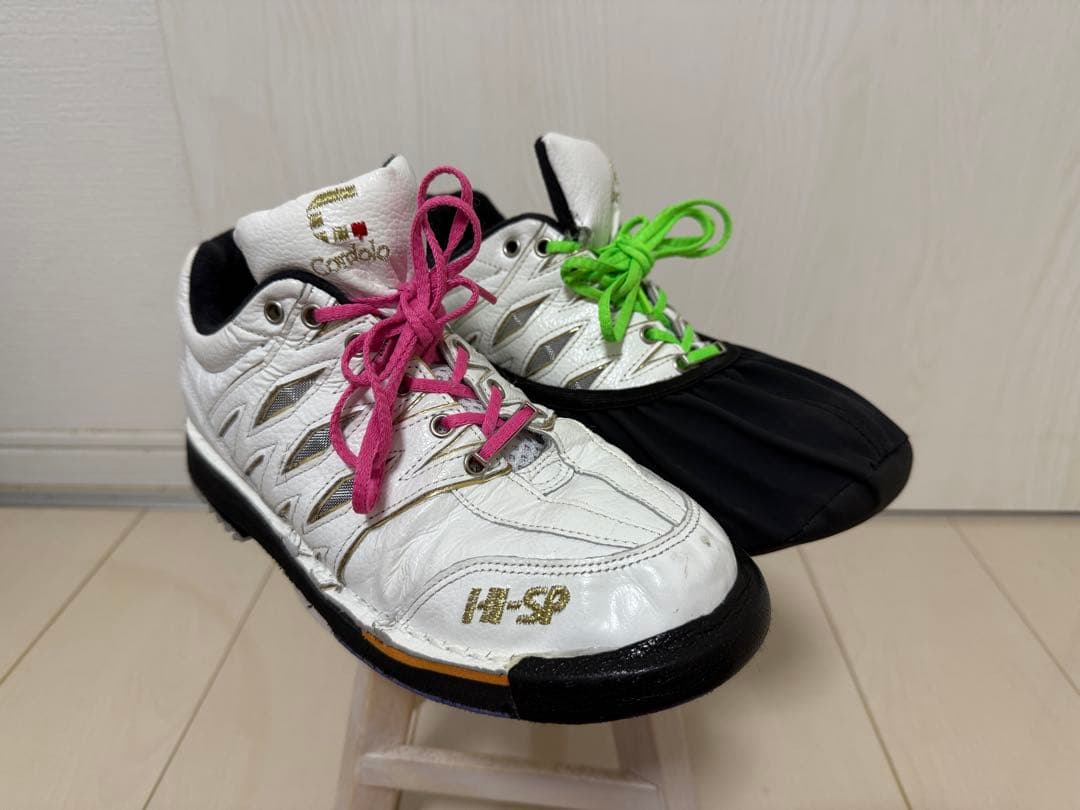 Hi-SP ボウリングシューズ ホワイト コアドロ EVO 25.5cm