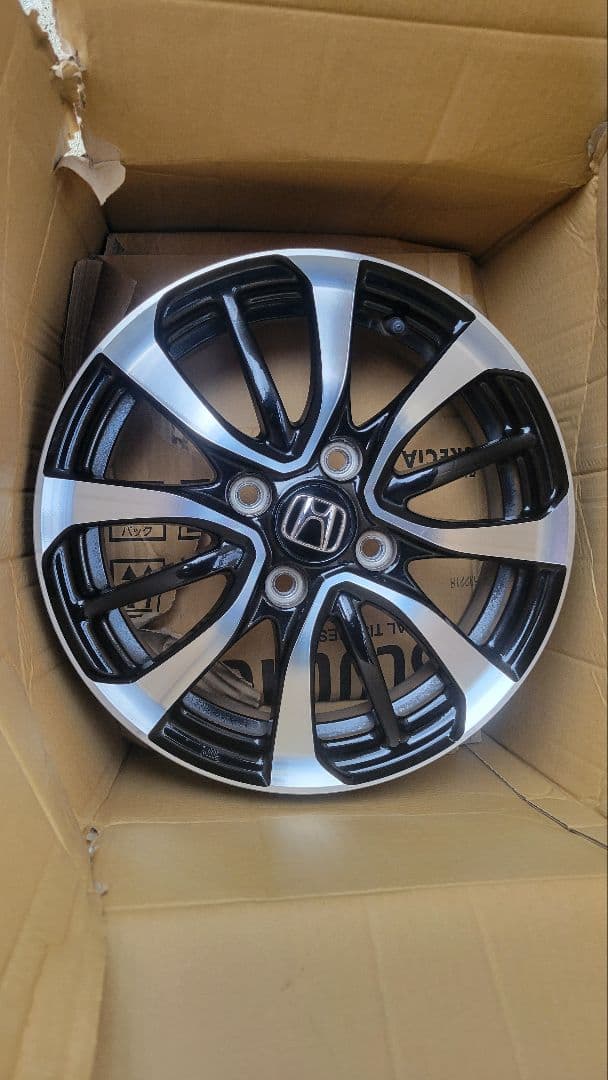 現行 ホンダ 純正 アルミ 4本セット 1台分 4.5J+40 100 ナット付