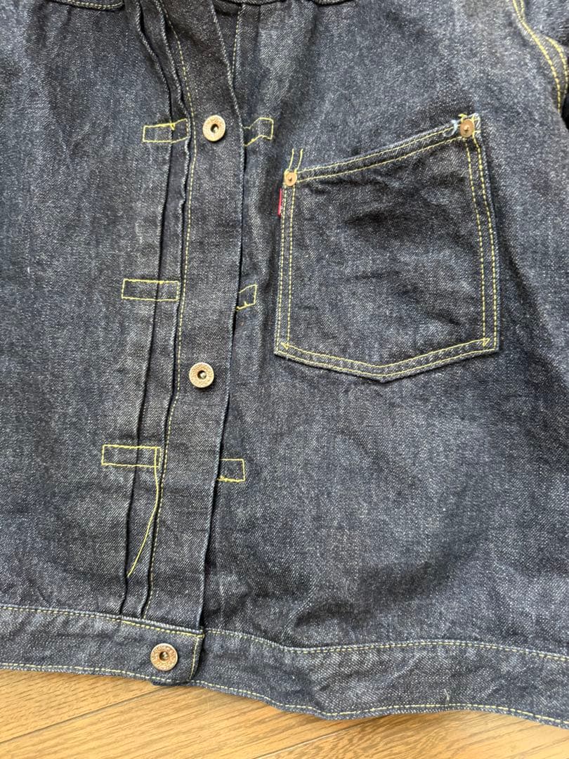 入手困難　little hand リトルハンド大戦デニムジャケット44Tバック