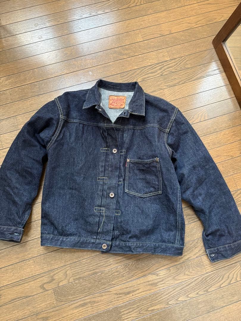 入手困難　little hand リトルハンド大戦デニムジャケット44Tバック