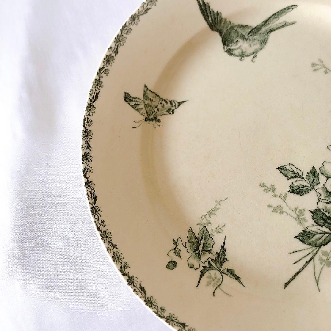 グランデポ エミールブルジョワ　ディナープレート C フランスアンティーク食器