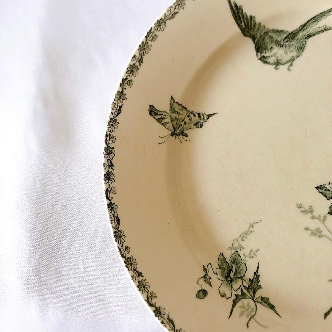 グランデポ エミールブルジョワ　ディナープレート C フランスアンティーク食器