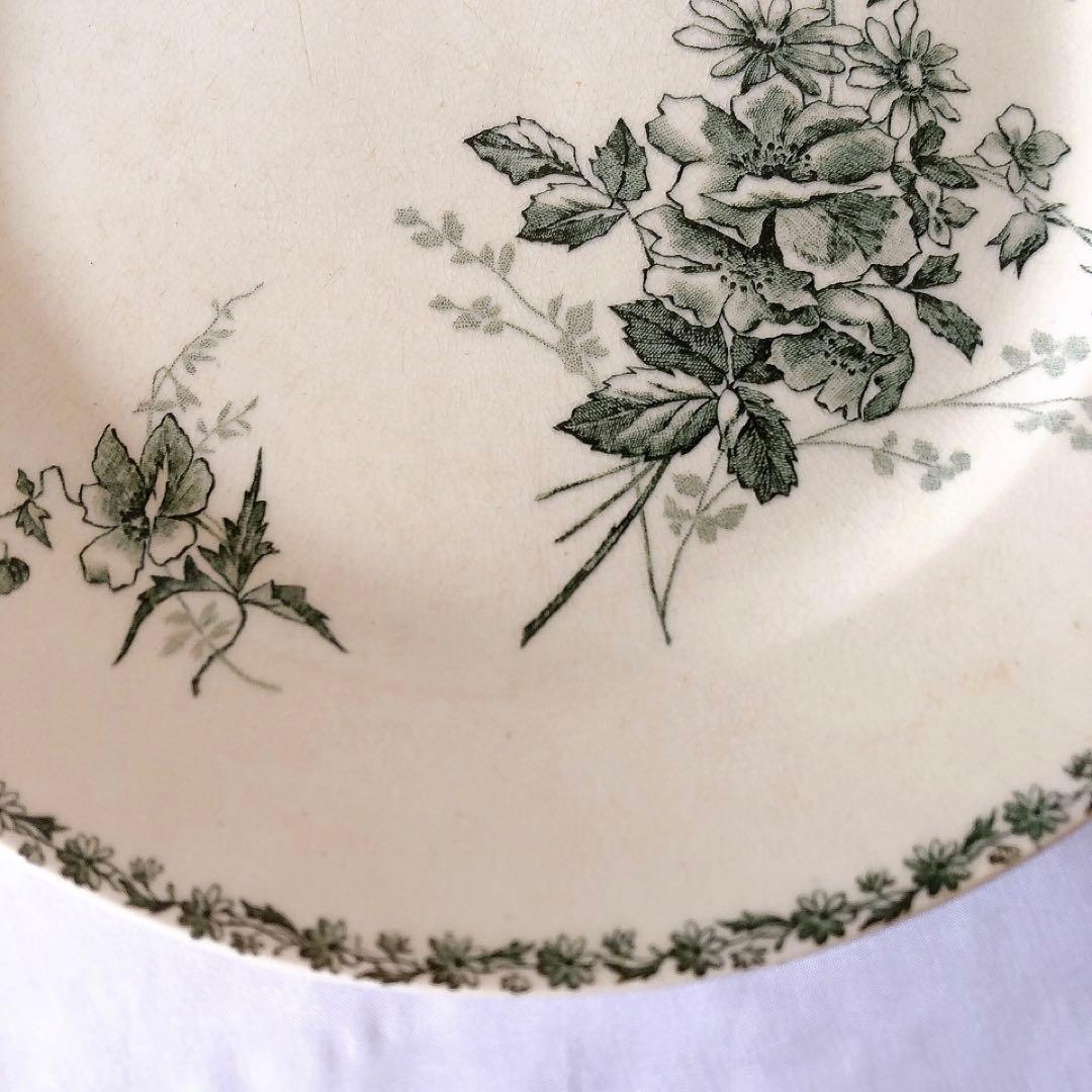 グランデポ エミールブルジョワ　ディナープレート C フランスアンティーク食器