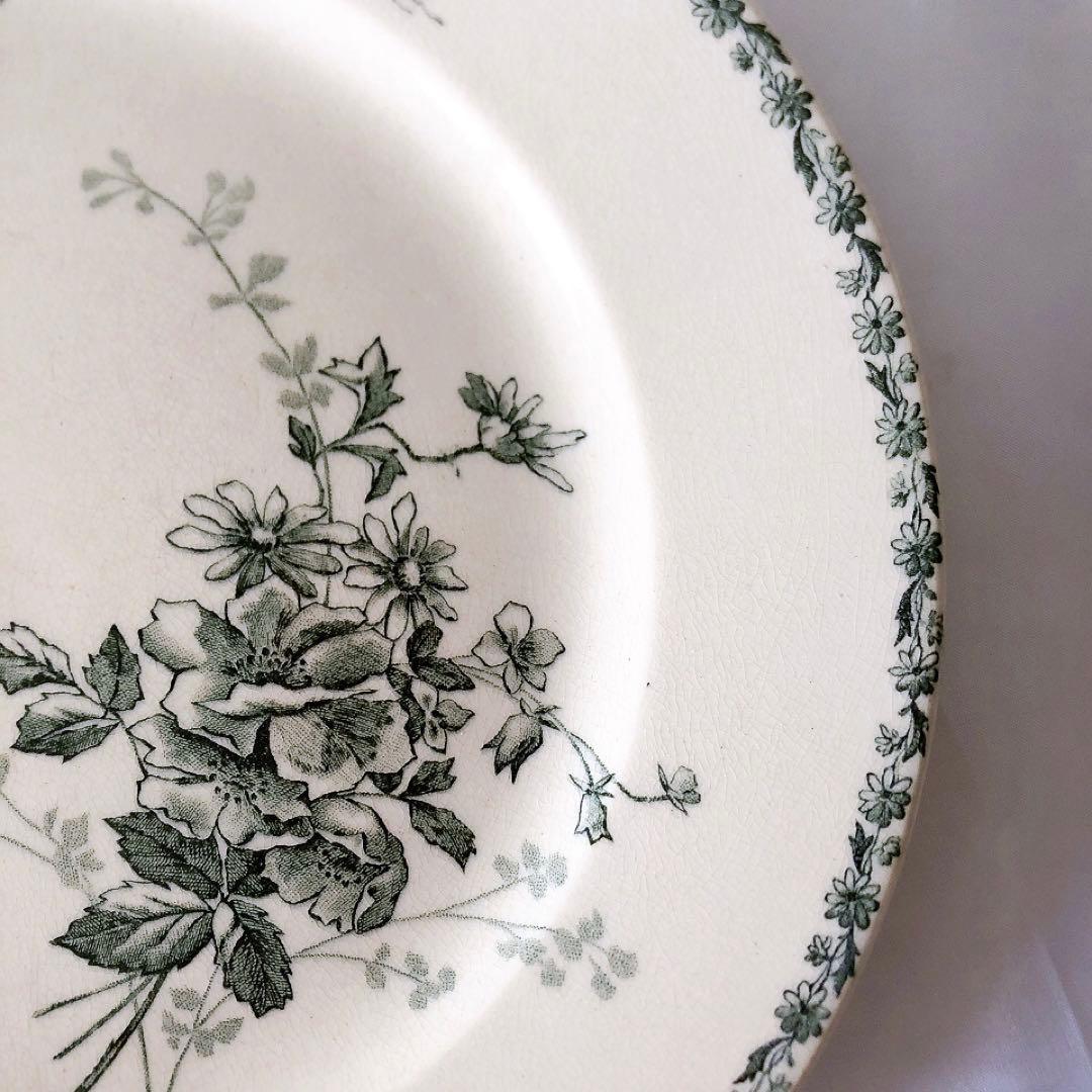 グランデポ エミールブルジョワ　ディナープレート C フランスアンティーク食器