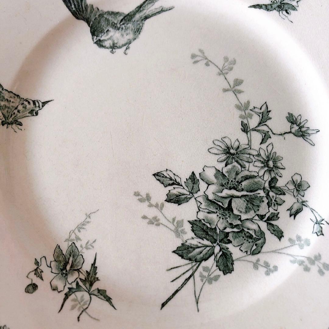 グランデポ エミールブルジョワ　ディナープレート C フランスアンティーク食器