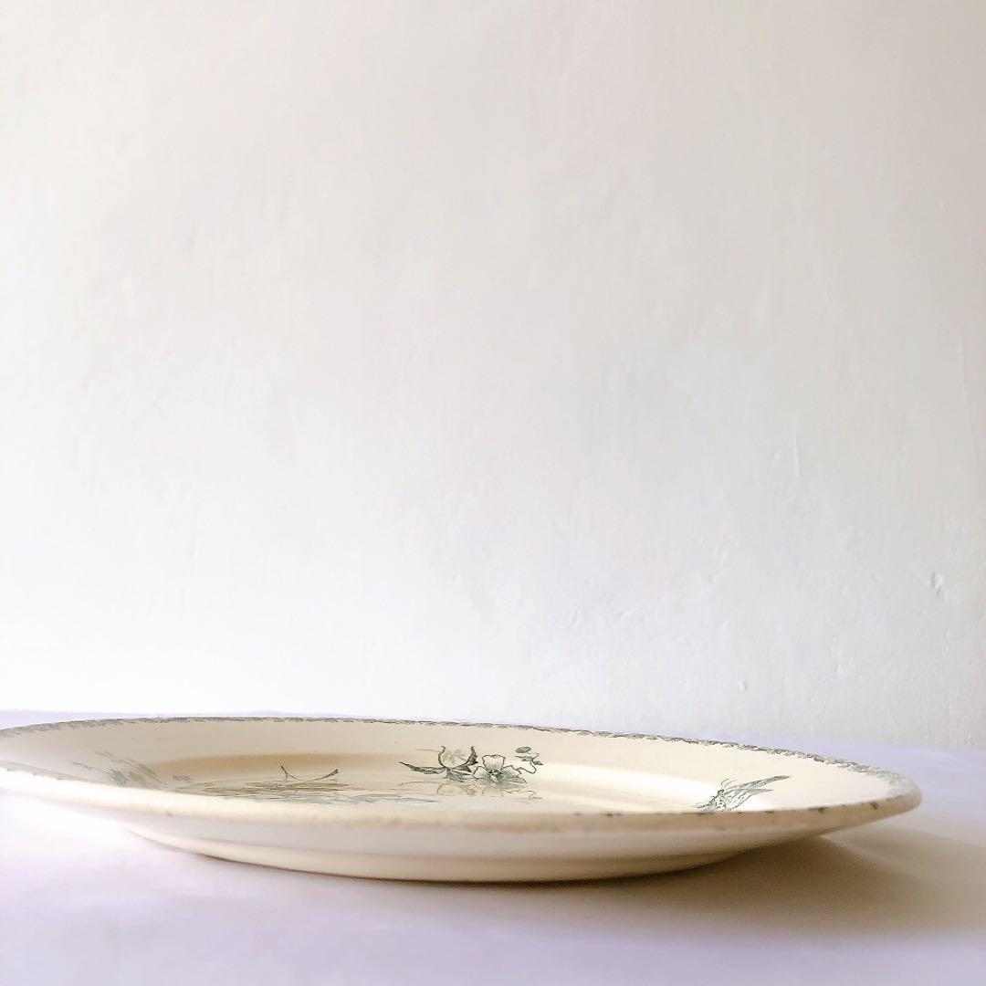 グランデポ エミールブルジョワ　ディナープレート C フランスアンティーク食器