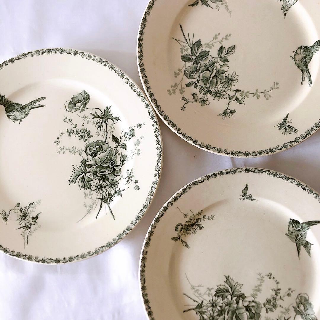 グランデポ エミールブルジョワ　ディナープレート C フランスアンティーク食器