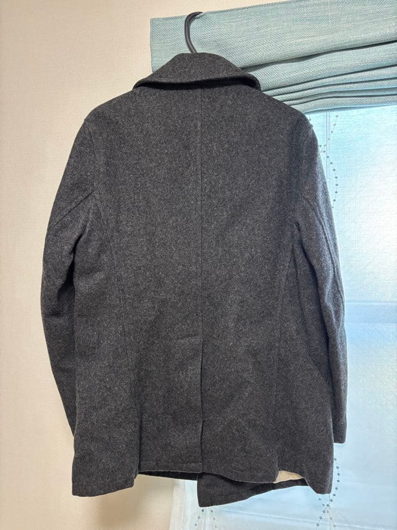 き*ん様 RING JACKET グレー ピーコート