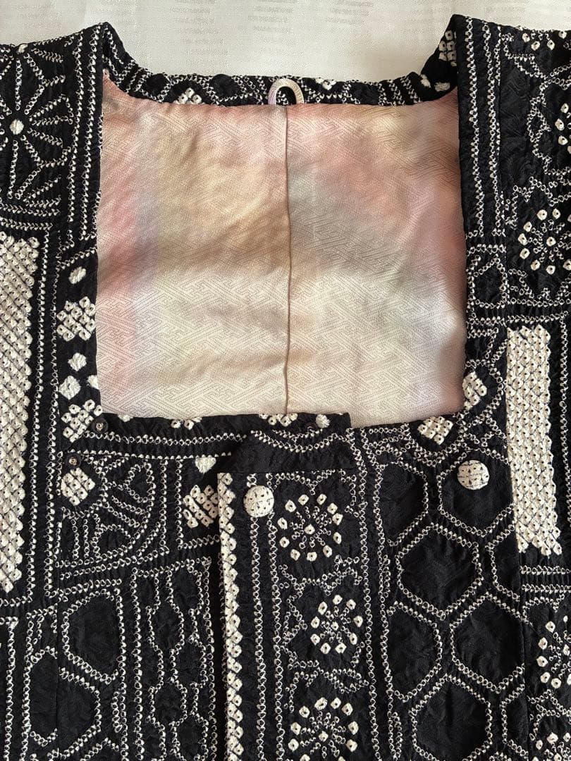 疋田　総絞り　道行コート