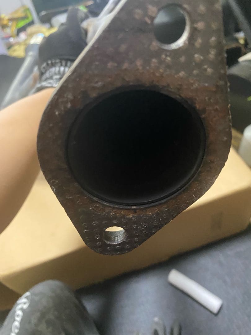 エッセ　マフラー　HKSリアピース