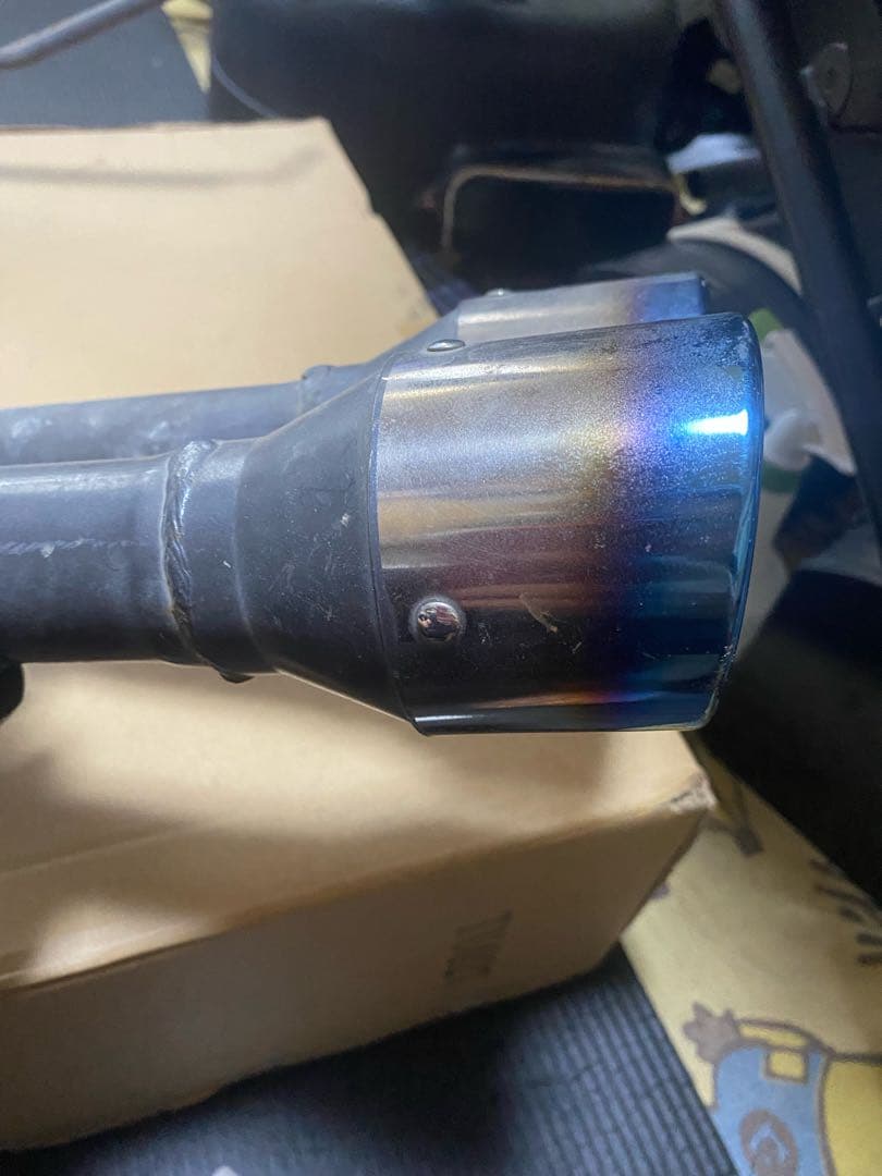 エッセ　マフラー　HKSリアピース