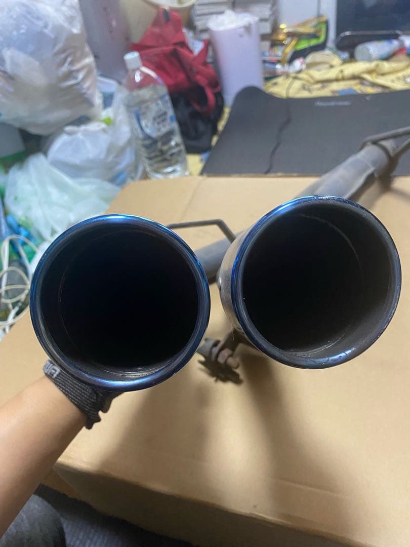 エッセ　マフラー　HKSリアピース