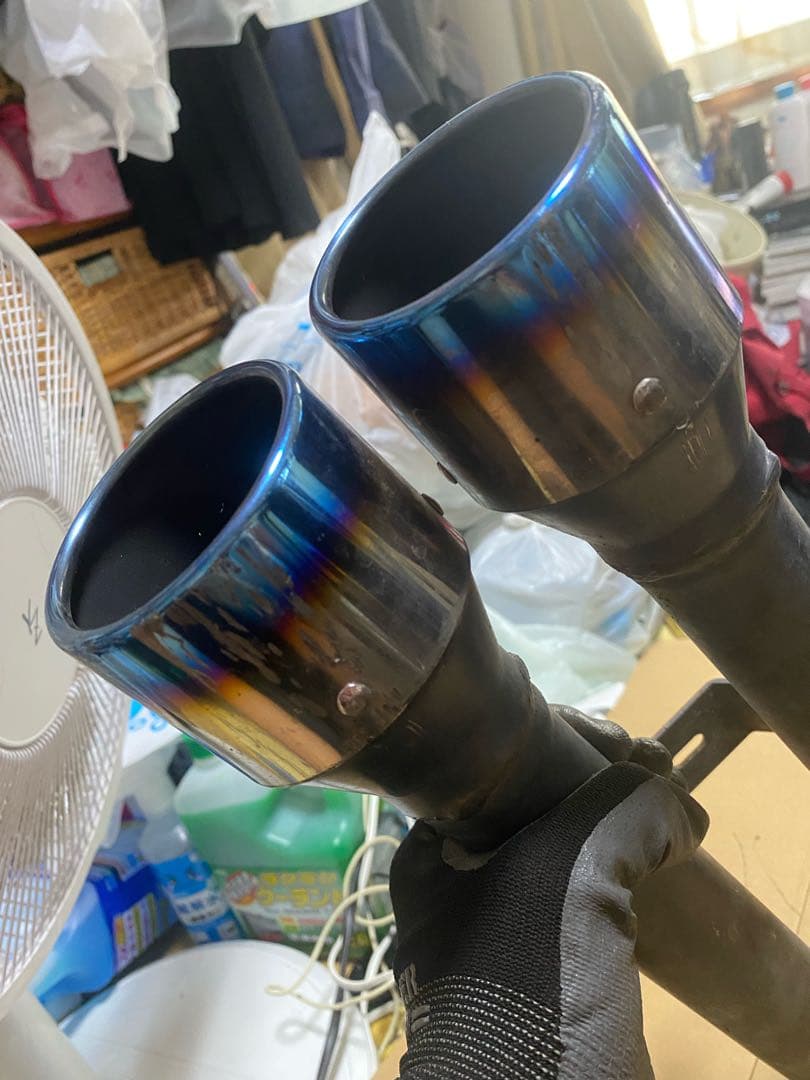 エッセ　マフラー　HKSリアピース