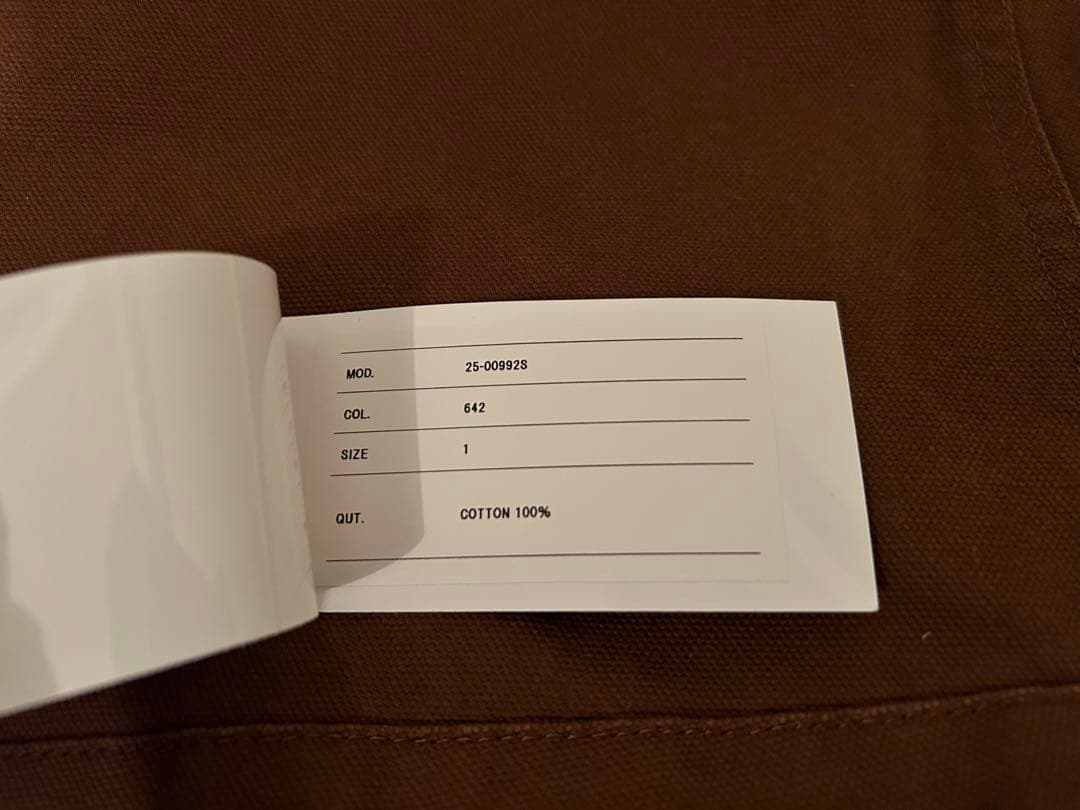 【1】【新品】sacai Carhartt WIP Duck Pants