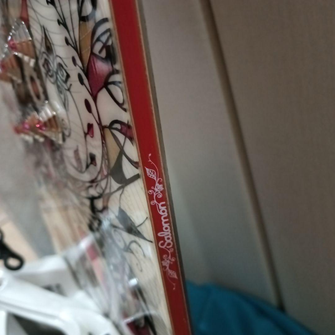 スノーボード　ビンディング　サロモン　ホワイト