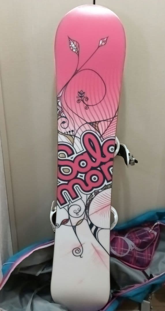 スノーボード　ビンディング　サロモン　ホワイト