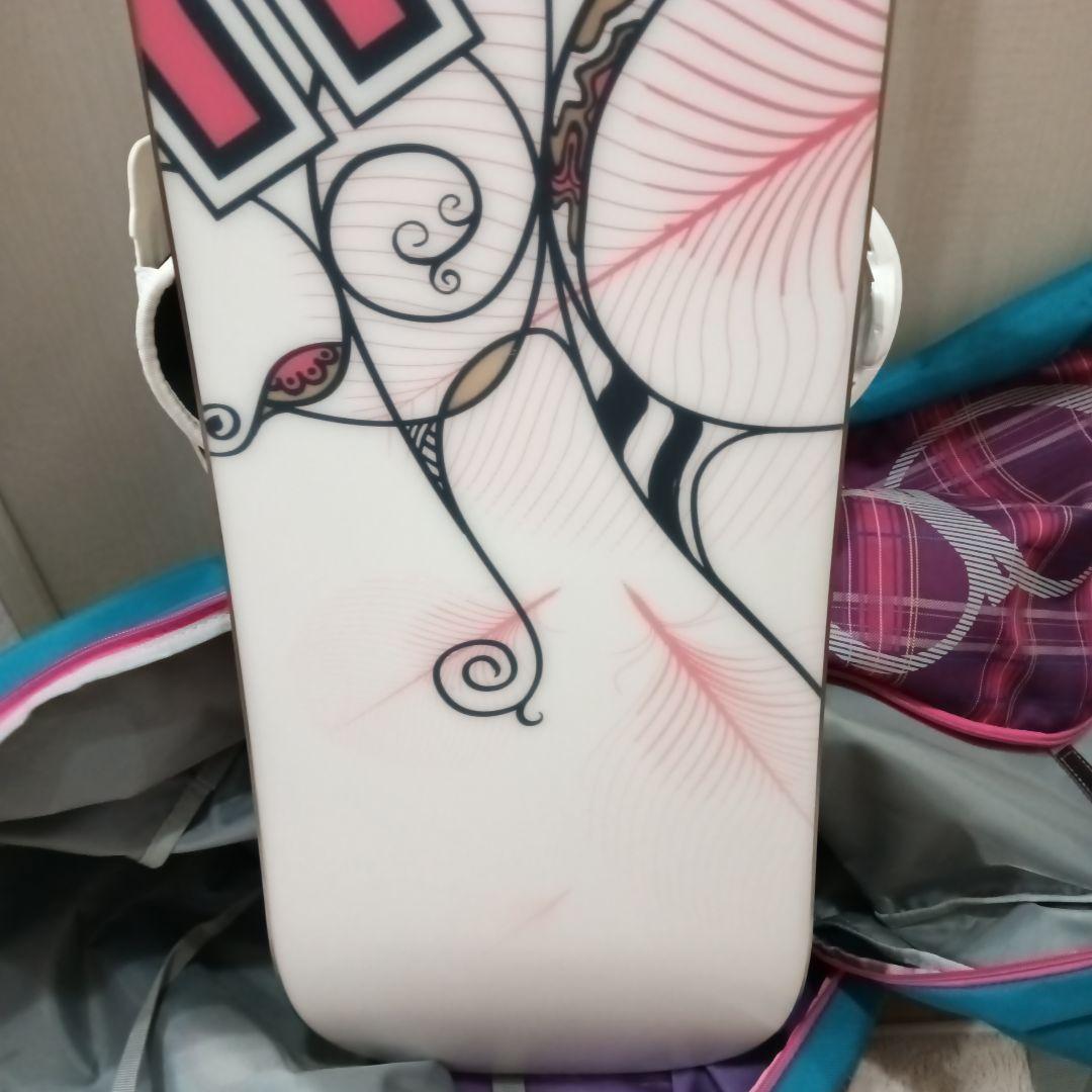 スノーボード　ビンディング　サロモン　ホワイト