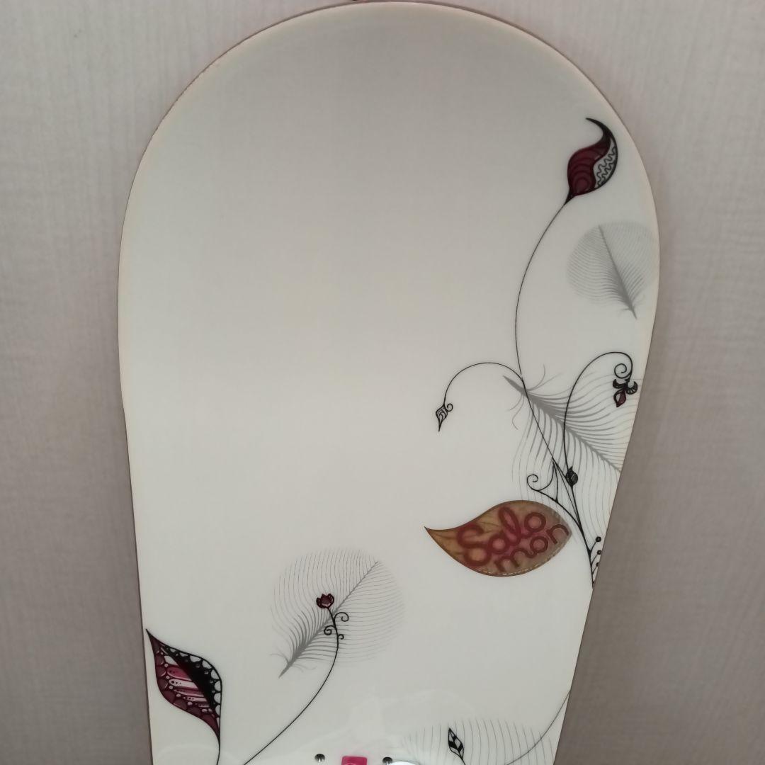 スノーボード　ビンディング　サロモン　ホワイト