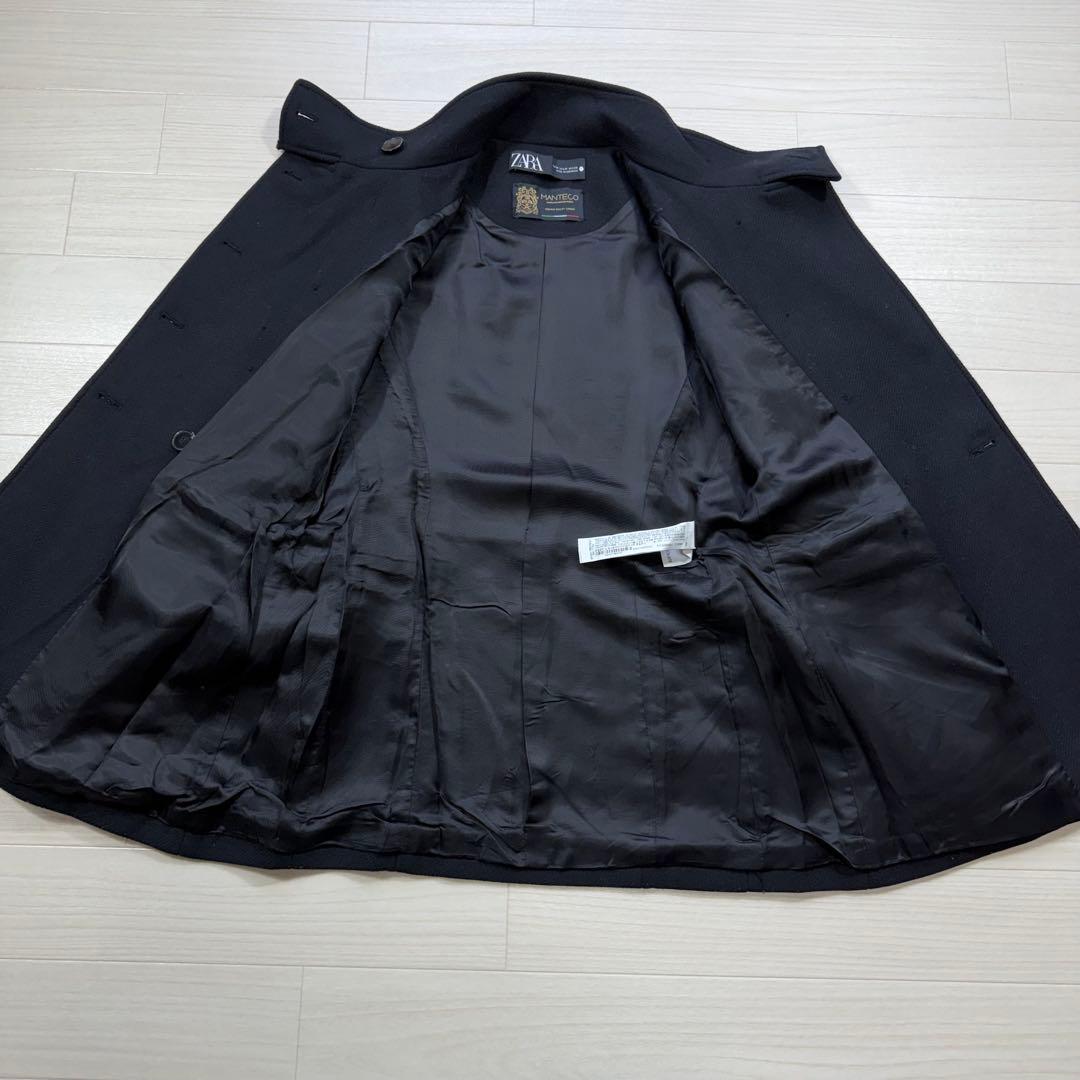 極美品 ZARA MANTECO マンテコ ナポレオンコート 金ボタン L相当