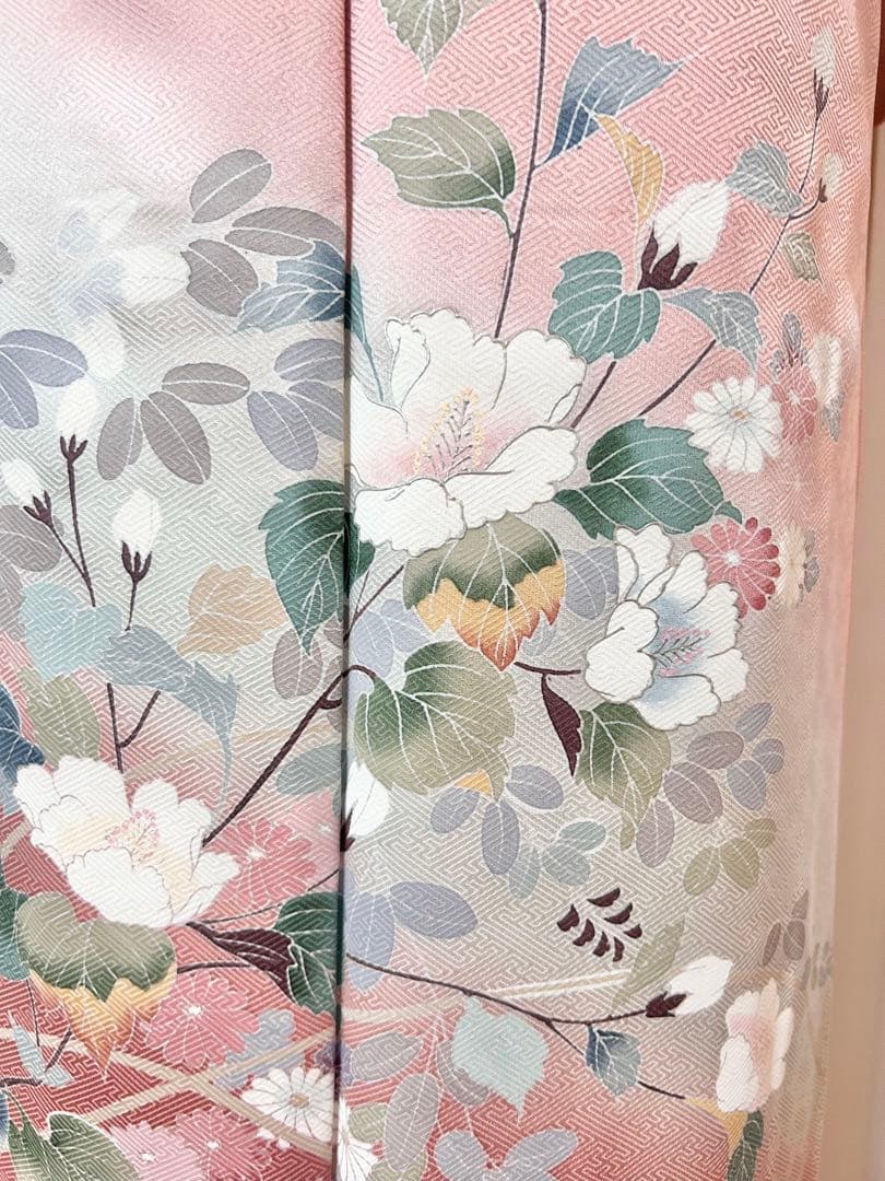 美品　正絹訪問着　フルセット4点　卒業式　入学式　七五三　お宮参り　西陣袋帯