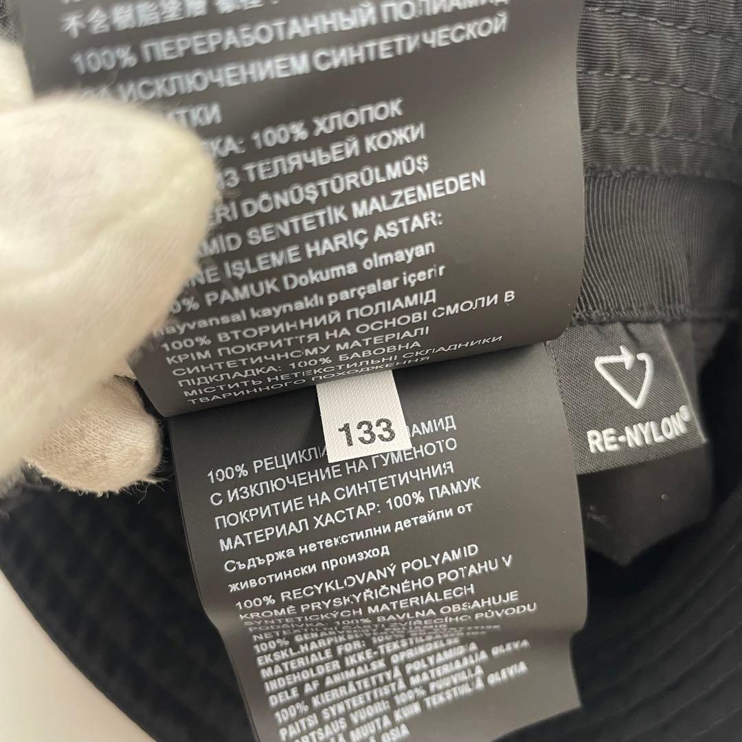 【✨未使用級現行】 プラダ バゲットハット 三角ロゴ RE-NYLON ブラック