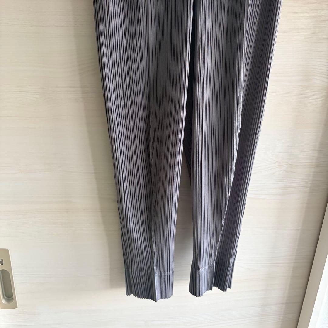プリーツプリーズ　グレー　パンツ　美品　24/AW SPACE ROCK