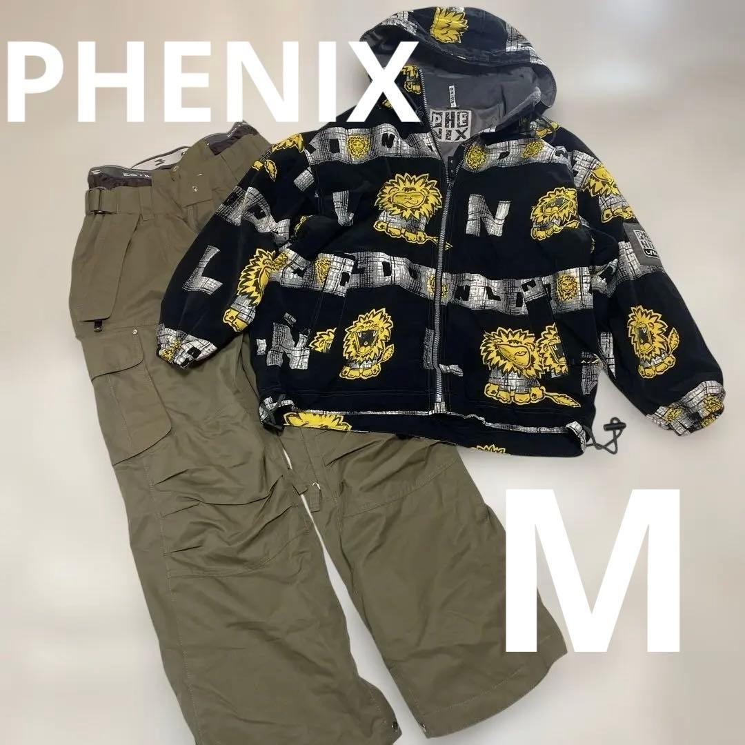 PHENIX メンズ　フェニックス　ライオンプリント　スノーボードウェアM
