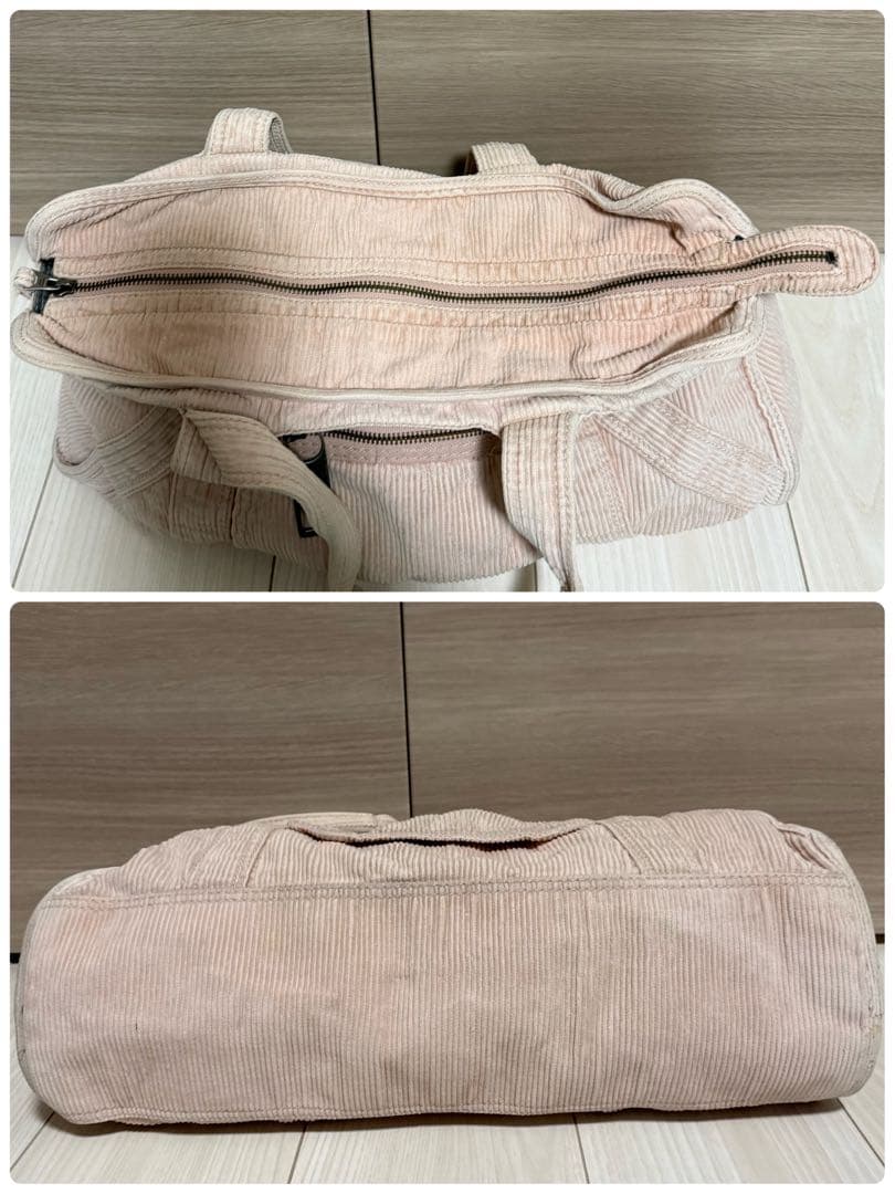 DIESEL バッグ コーデュロイ archive l logo Y2K