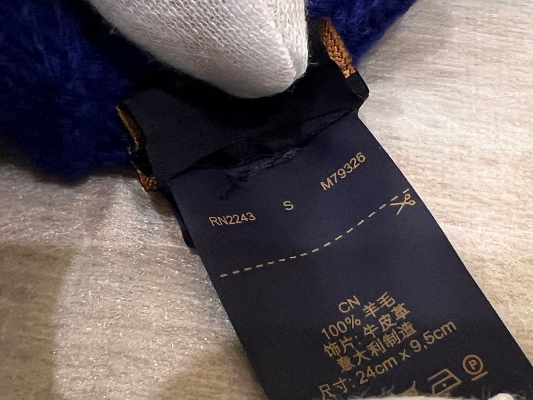 ◆お値下げ LV ルイ・ヴィトン グローブ・マイユ メダリオン 手袋 ◆