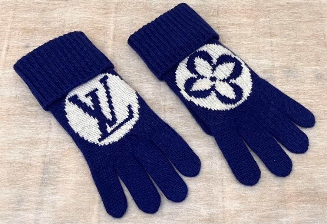 ◆お値下げ LV ルイ・ヴィトン グローブ・マイユ メダリオン 手袋 ◆