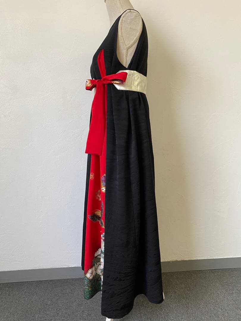 3247 着物　リメイク　ドレス　ワンピース