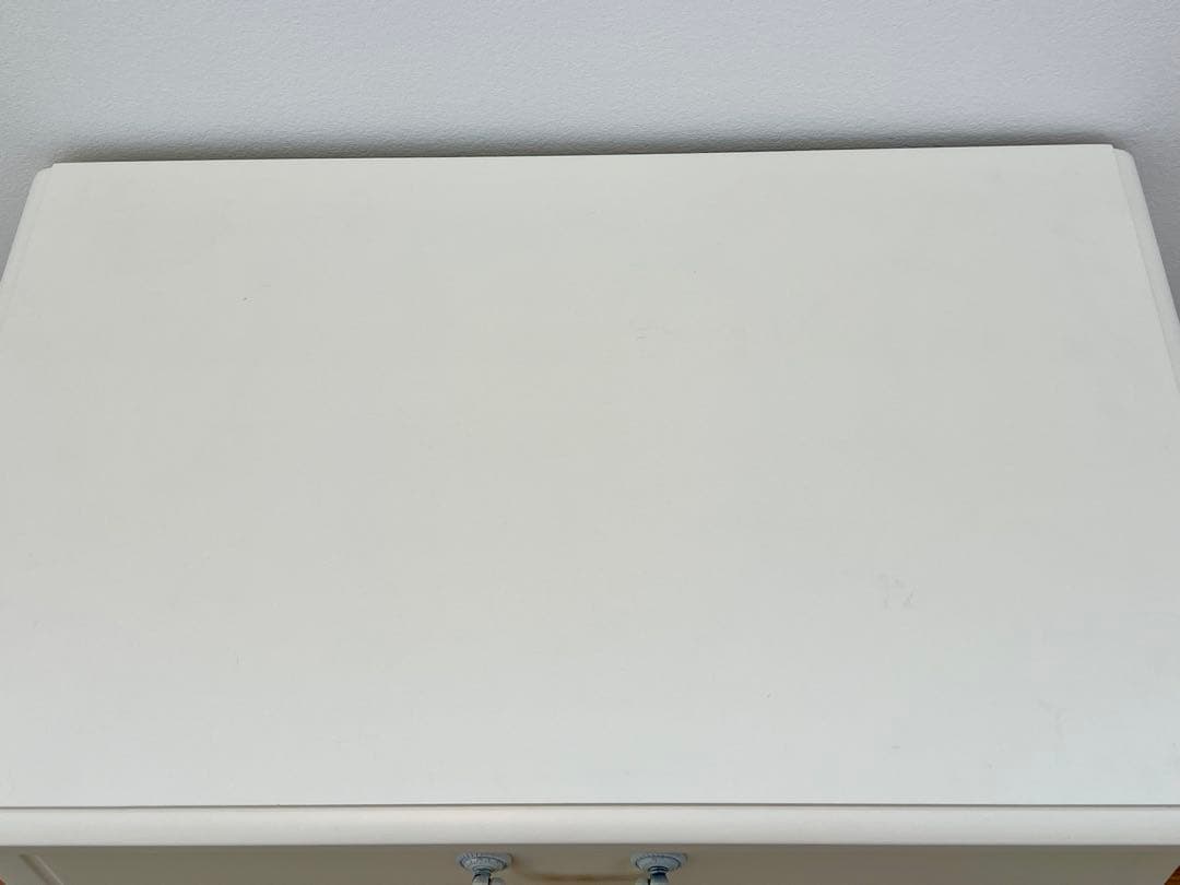 ホワイト 猫足　猫脚　4段　チェスト　木製　姫系家具