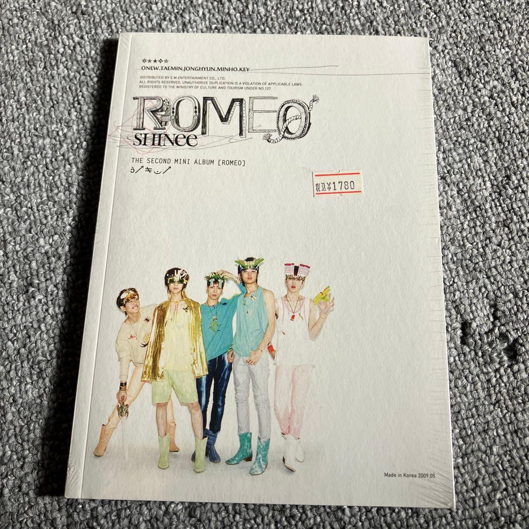 SHINee romeo オニュ onew 韓国盤 CD 公式　新品未開封