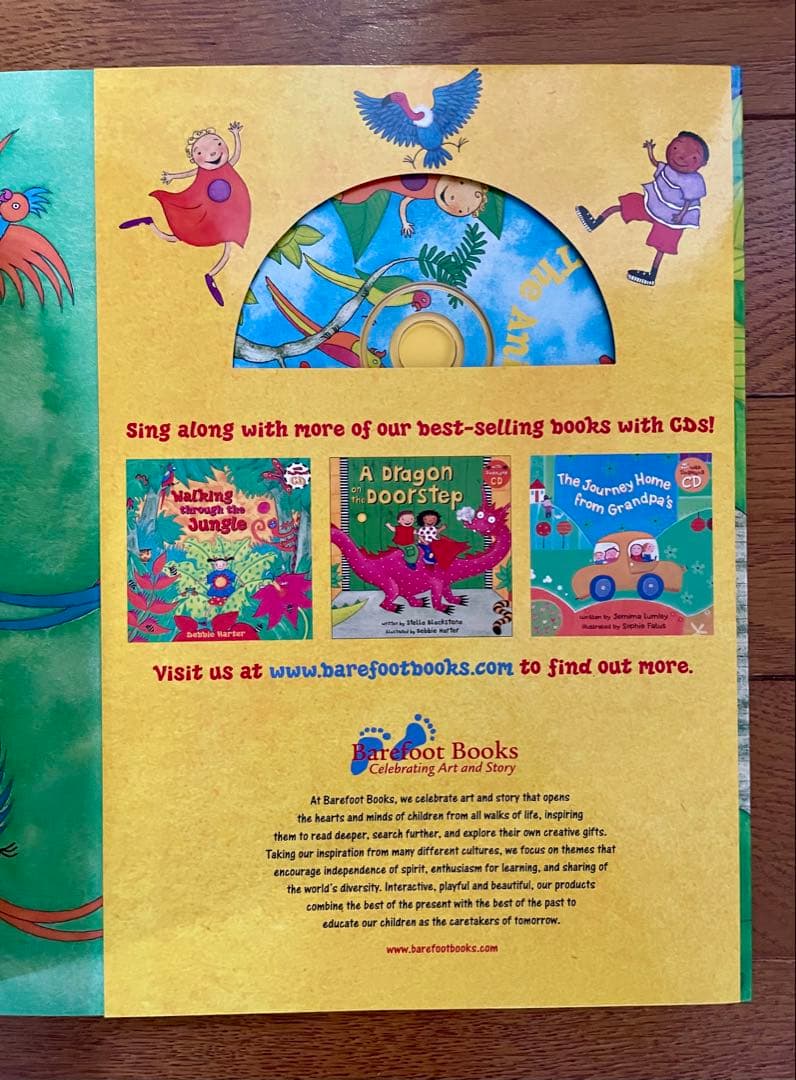 歌CD付 英語絵本 Barefoot books Singalong CD 8冊