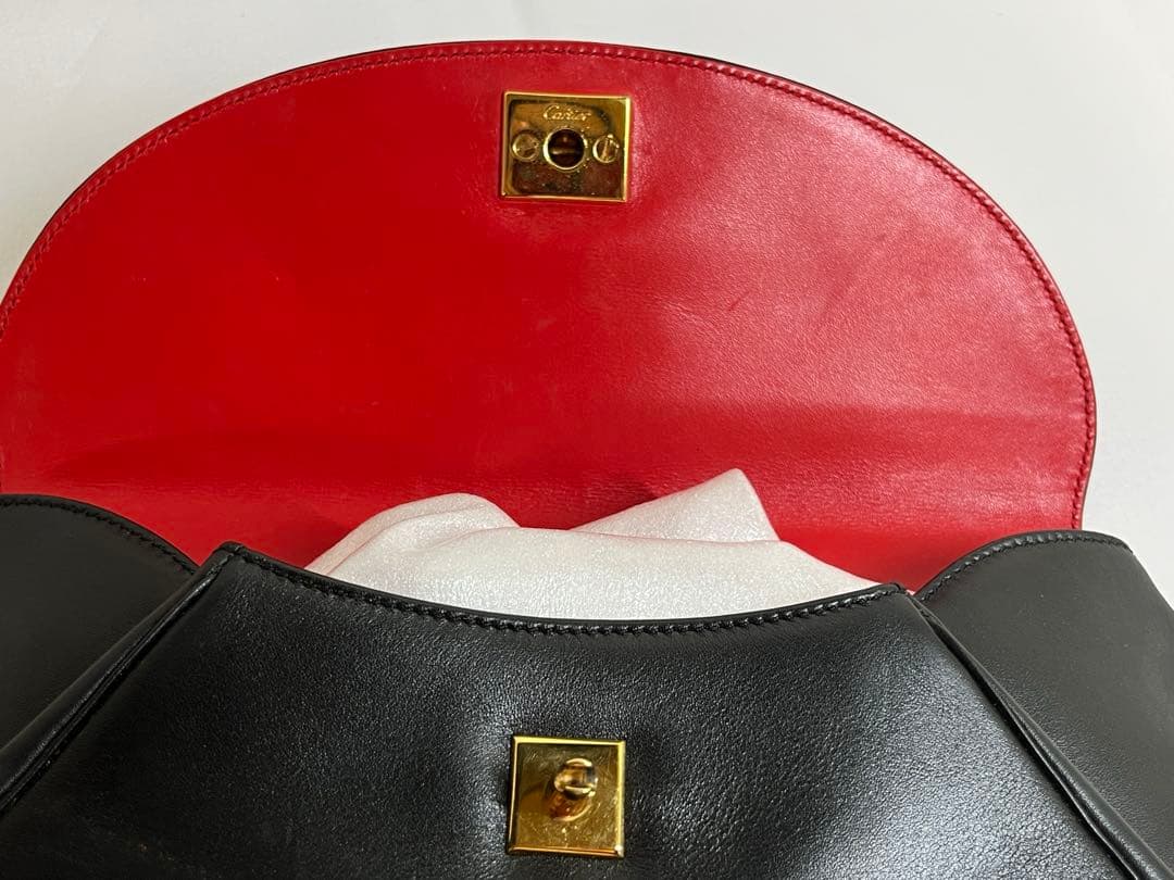 Cartier カルティエ パンテール セカンドバッグ クラッチバッグ ブラック