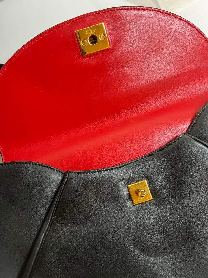 Cartier カルティエ パンテール セカンドバッグ クラッチバッグ ブラック