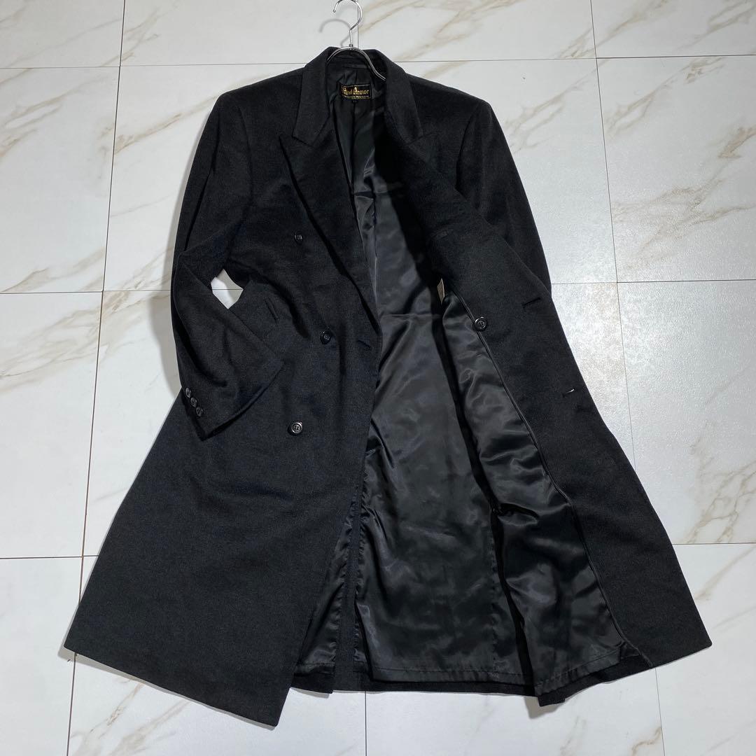 未使用級⭐︎ウィンドアーマー 金タグ ピュアカシミヤダブルブレストチェスターコート