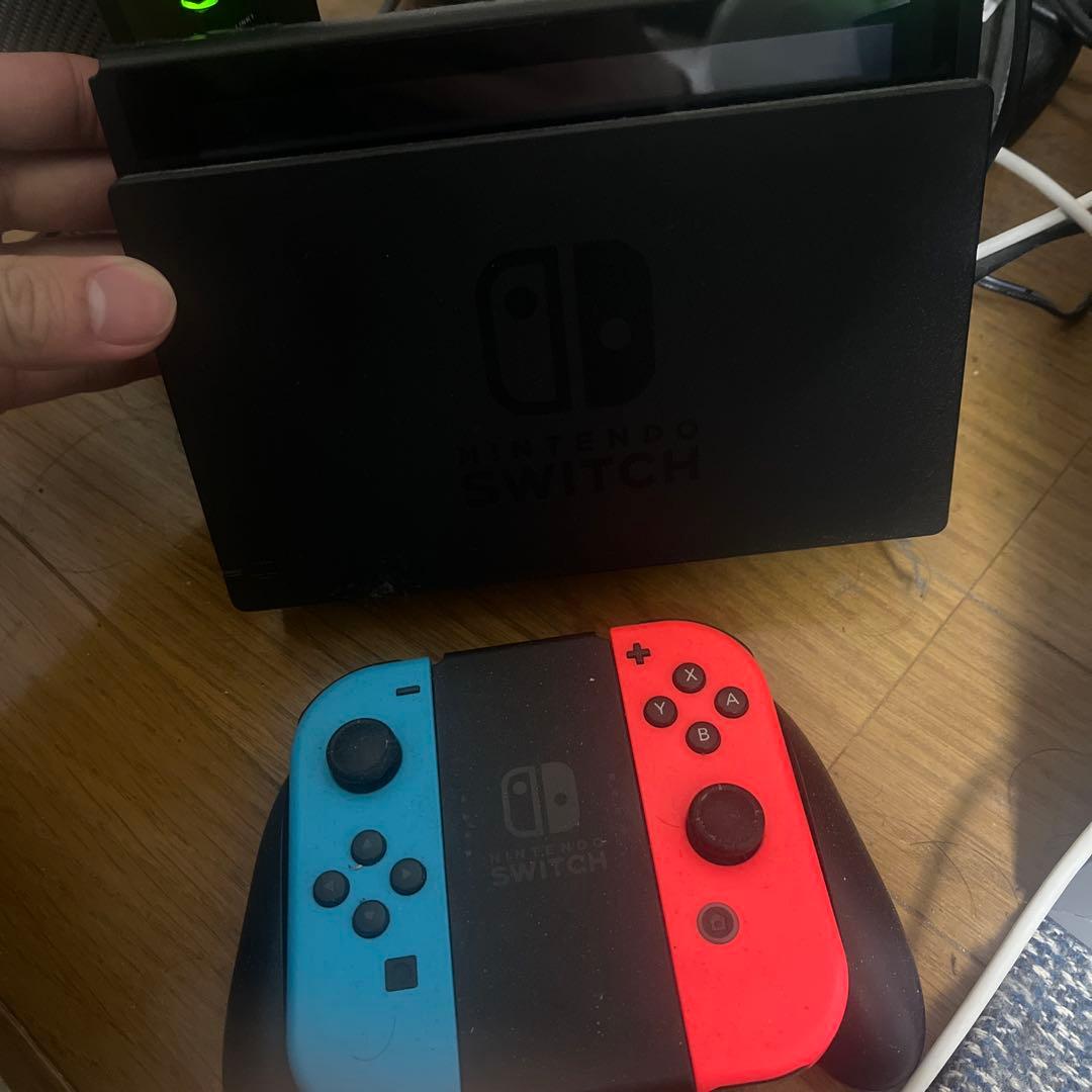 Nintendo Switch ネオンブルー/レッド 本体 ダウンロードゲーム込