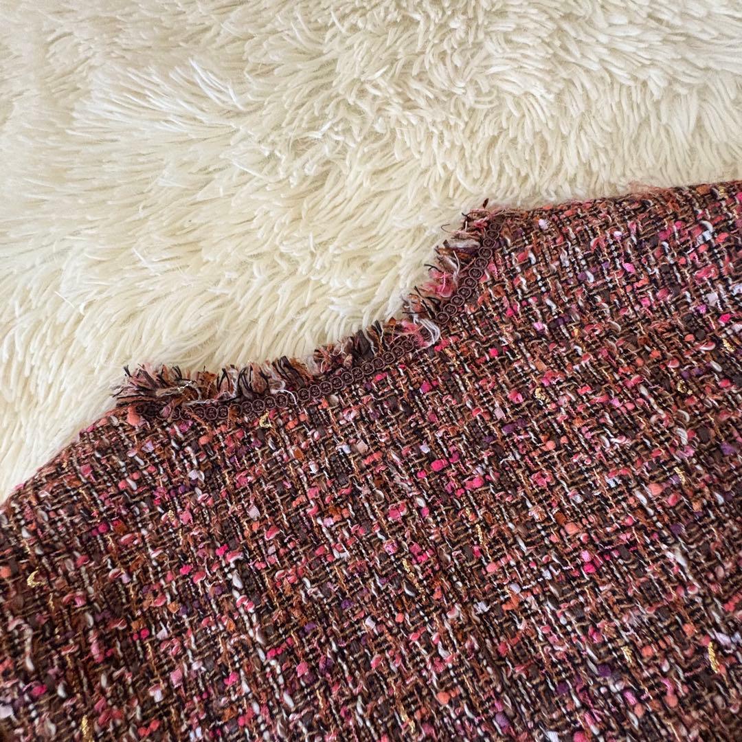 未使用級✨ 自由区　24AW ラメノットファンシーツイードジャケット　38￼/M