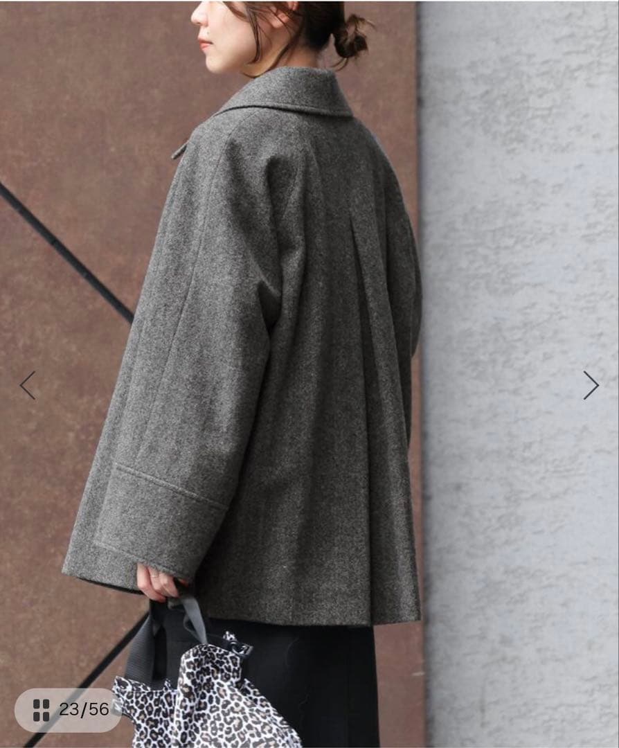 タータン様【新品タグ付】尾州ウールスーパー100Aラインコート