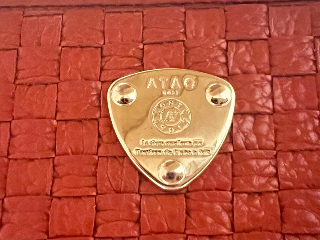 ATAO スリモ イントレチャートメッシュ　ロングウォレット