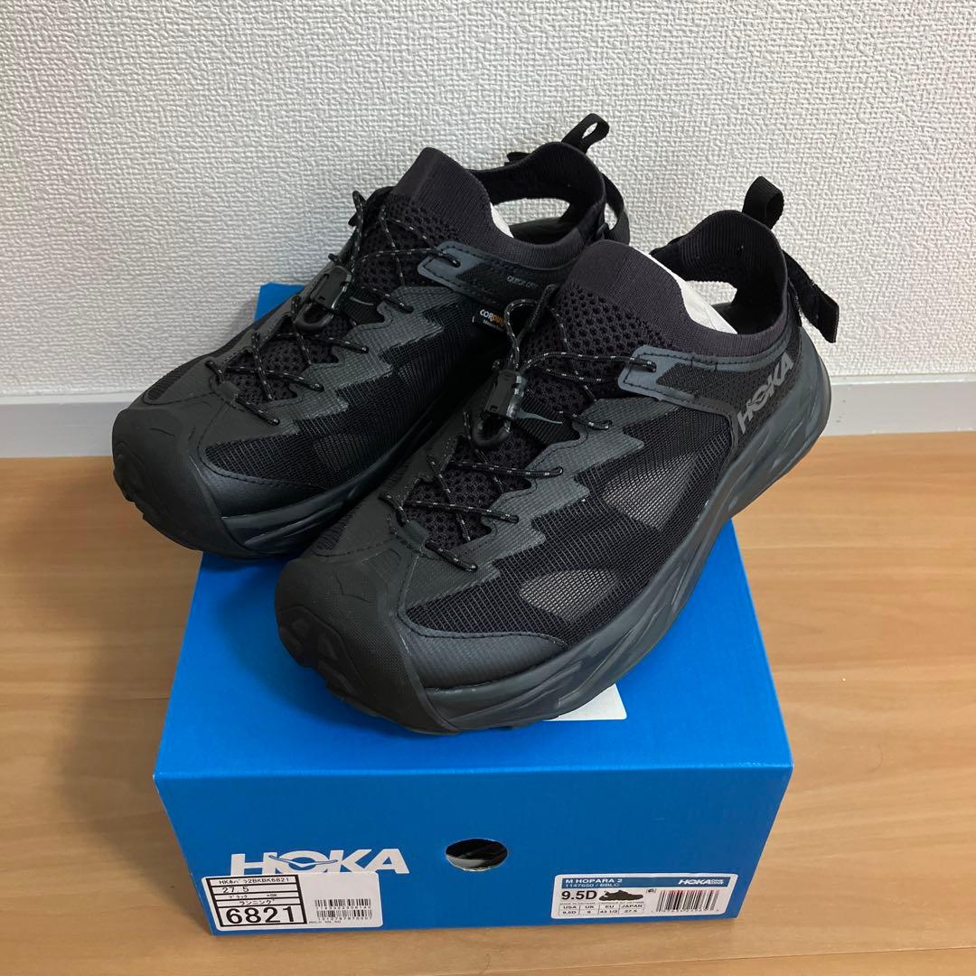 【未使用に近い】HOKA HOPARA2 ブラック