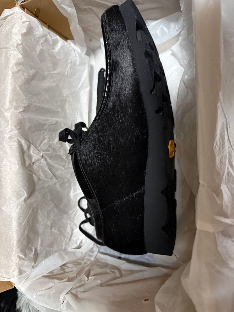 靴 Clarks Wallabee Black BLACK EYE PATCH